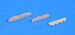 A6M2/3/5 Zero Type 97 fuselage bomb rack (2x)  CMK-Q72186
