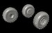 P40 Warhawk Wheels, Cross tread (Special Hobby and others) cmk-q72297