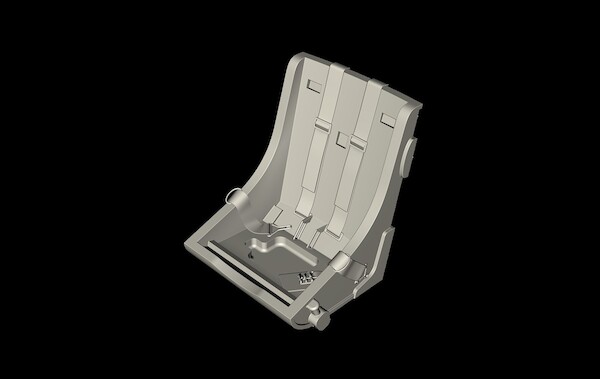 P40N-4 trough P40N-40 Warhawk seat with harness (Special Hobby) CMK-Q72300