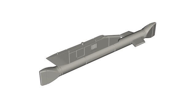 Remora radar Jamming pod for Mirage F1 and Mirage 2000 CMK-Q72311