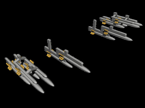Israeli AF Fouga Magister IMI 80mm unguided rockets (Special Hobby)  CMK-Q72348