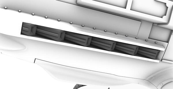 Messerschmitt Bf109E Exhausts (Special Hobby)  CMK-Q72390