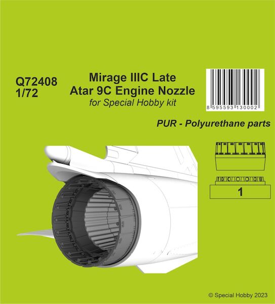 Mirage IIIC Late - Atar 9C Engine Nozzle (Special hobby)  CMK-Q72408