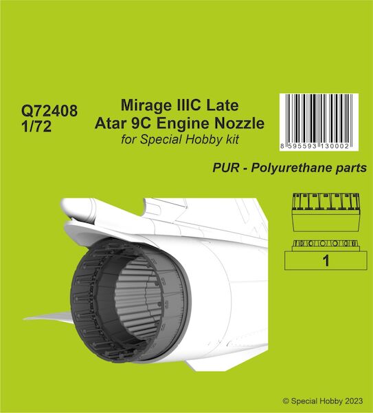 Mirage IIIC Late - Atar 9C Engine Nozzle (Special hobby) CMK-Q72408