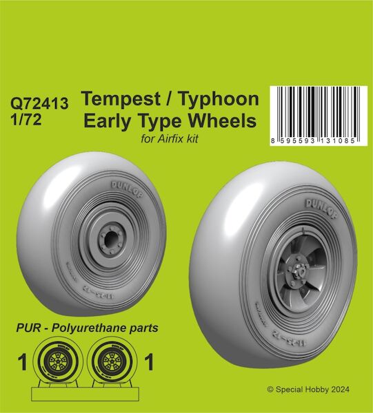 Tempest/Typhoon Early type Wheels (Airfix) CMK-Q72413