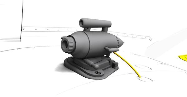 ESK2000S German WWII Gun Camera (BF109E ea) CMK5133