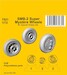 Fairey Battle Correction Wheels Set 1/48 / for Trumpeter kit 129-7521