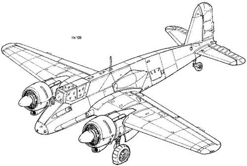 HS129B Exterior Set (Hasegawa)  CMKA4068