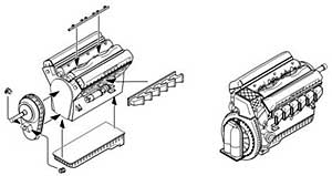 Rolls Royce Merlin srs 60 WW2 engine CMKA4216