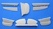 Spitfire MKVb Control surfaces (Tamiya) CMKA4261