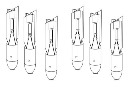 WWII Soviet Bombs FAB100 (6x)  CMK 4270