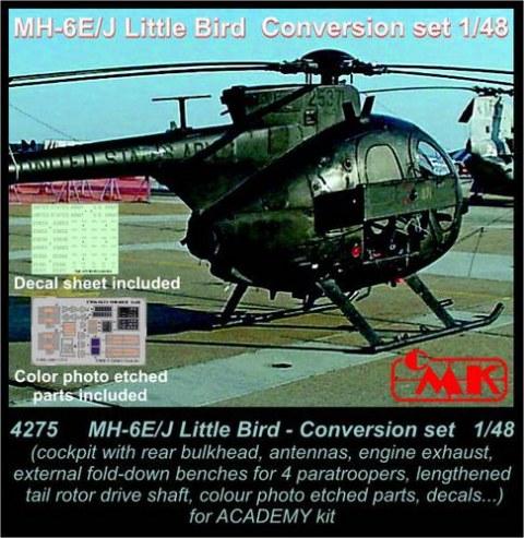 Hughes MH6E/J Little Bird Conversion set (Academy/Hasegawa) CMKA4275