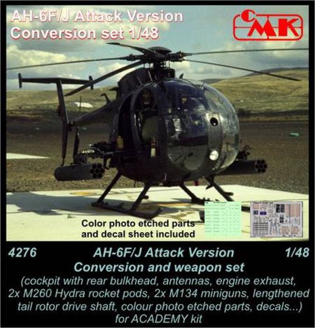 Hughes AH6F/J Little Bird Attack Conversion set (Academy/Hasegawa)  CMKA4276