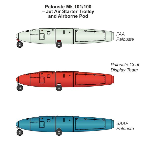 Palouste MK101/102 Jet Air Starter Trolley Airborne pod (For Gannet, Sea Vixen Skywarrior and many more) CMKA4368
