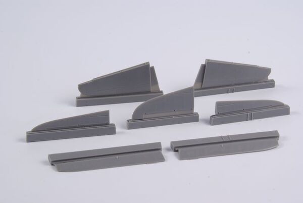 Mitsubishi J2M3 Raiden "Jack"Control surfaces set (Hasegawa) CMKA4369