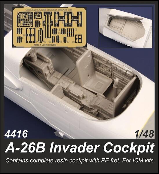 Douglas A26B Invader Cockpit set (ICM)  CMKA4416