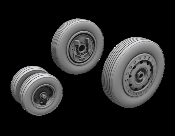 F4B Phantom Wheels (Tamiya)  CMKA4423