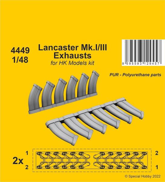 Lancaster MKI/III Exhausts (Hong Kong Models) CMKA4449
