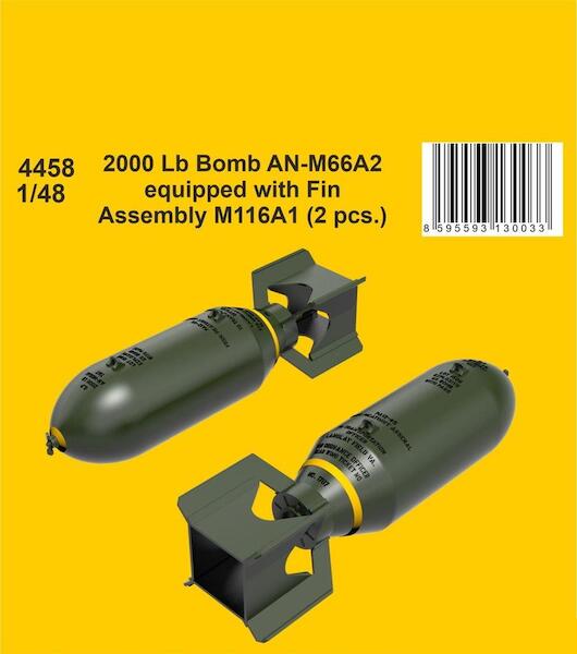 2000 Lb Bomb AN-M66A2 equipped with Fin Assembly M116A1 (2 pcs.) CMKA4458