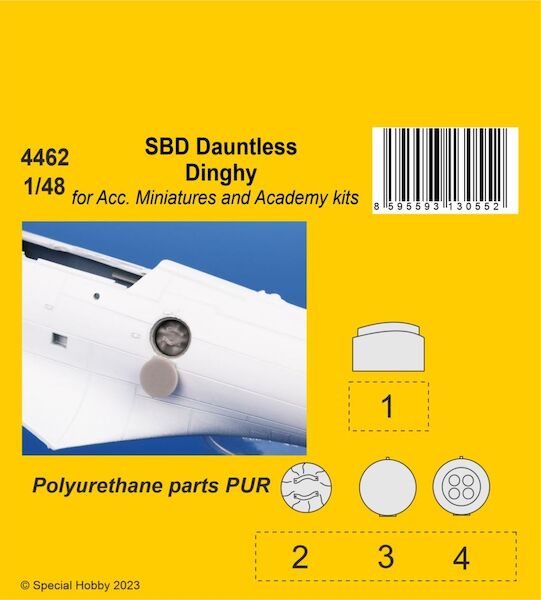 SBD Dauntless Dinghy (Acc. Miniatures, Academy) CMKA4462