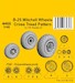 B-25 Mitchell Wheels/Circumferential Tread Cross Tread 129-4466