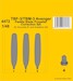 TBF-3/TBM-3 Avenger Paddle Blade Propeller Correction Set (Italeri, Accurate, Academy) 129-4472