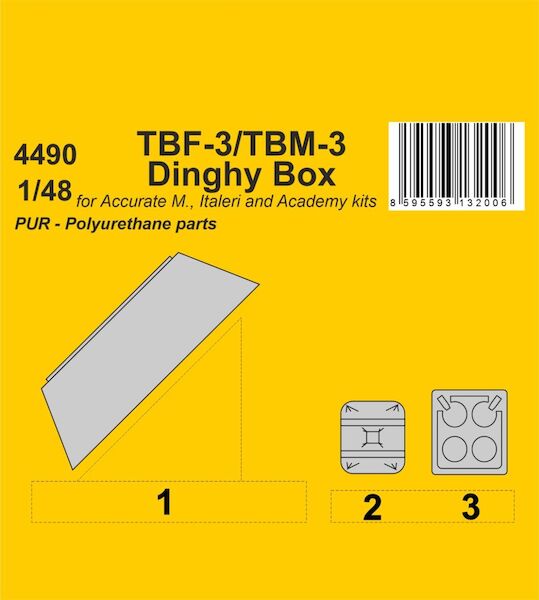 Grumman TBF1/TBM3 Avenger Dingy Box (Italeri, Accurate, Academy)  CMKA4490