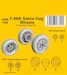 F86K Sabre Dog Wheels Set  (Special Hobby) 129-4498