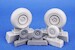 Dornier Do217K Correction Wheels Set  (ICM)  CMKA4499