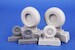 Dornier Do217K Correction Wheels Set (ICM) CMKA4499