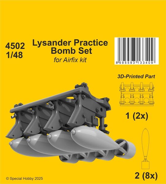 Westland Lysander Practice Bomb Set (Airfix) CMKA4502