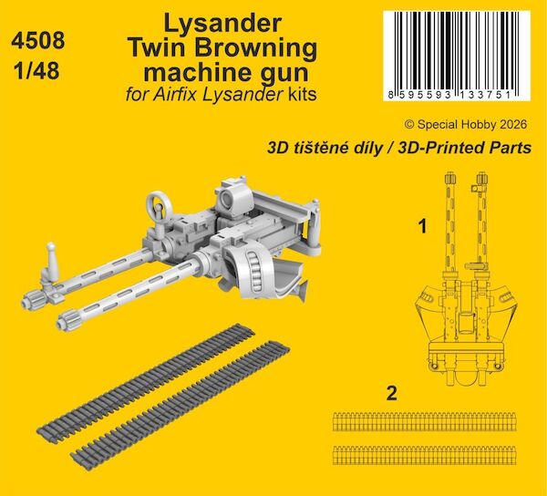 Lysander Twin Browning Machine Guns (Airfix) CMKA4508