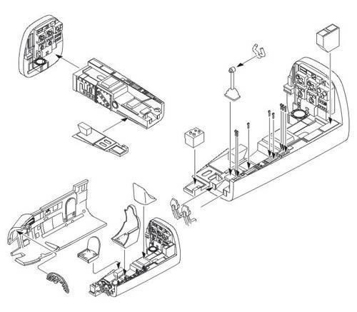 Junkers Ju88A Interior set (Revell) CMKA5026