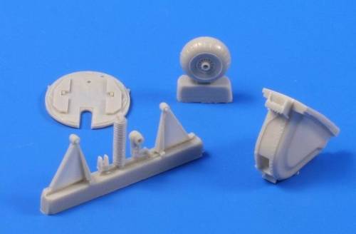 He162A Salamander Nose Undercarriage bay and wheel set (Revell)  CMK 5045