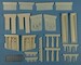 Curtiss P40E/K/M/N Warhawk Armament set (Hasegawa) CMKA5047