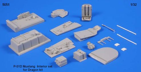 P51 Mustang Interior set (Dragon) CMK 5051