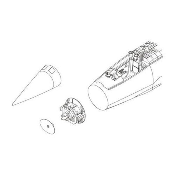 F104G Starfighter Radome Set (Hasegawa) CMKA5054