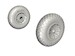 P51D Mustang wheels with Oval tread pattern (Revell) CMKA5124