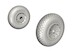 P51D Mustang wheels with Cross Tread pattern (Revell) CMKA5127
