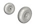 P51D Mustang wheels with diamond and hole tread pattern (Revell) CMKA5127