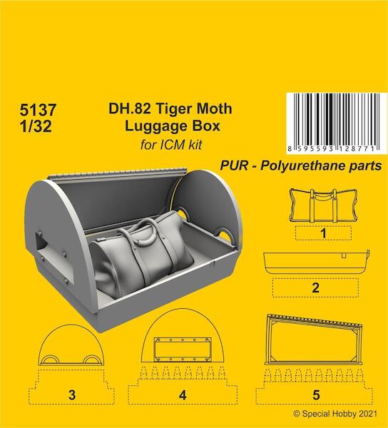 DH82 Tiger Moth Luggage Box (ICM) CMKA5137