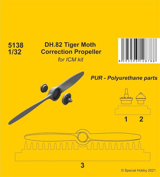 DH82 Tiger Moth Correction Prop (ICM) CMKA5138