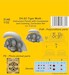 DH82 Tiger Moth Instrument Panels with Compasses and coaming correction set (ICM) CMKA5140