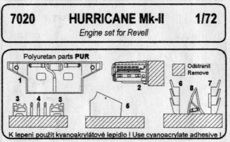Hurricane MK2 Engine Set (Revell)  CMKA7020