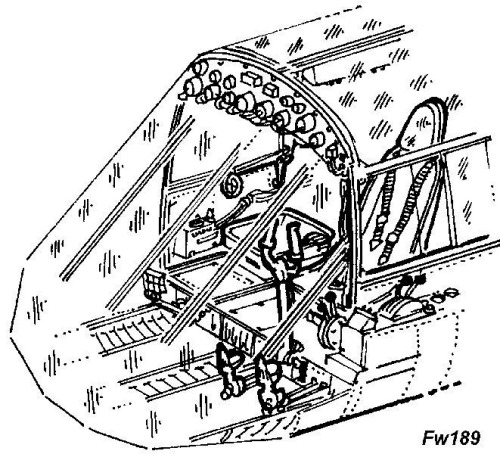 Focke Wulf Fw189 Interior set (Condor)  CMKA7042