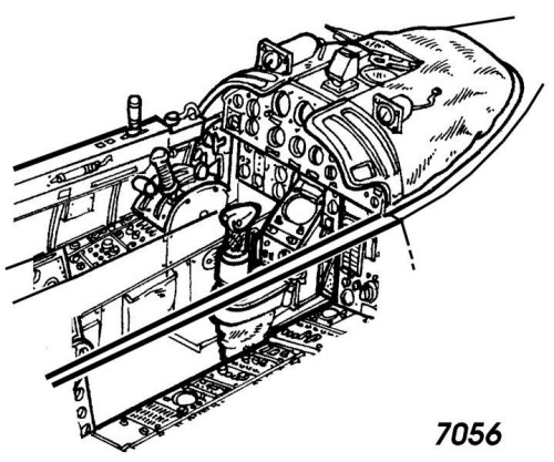 Lockheed F104S Starfighter Interior set (Hasegawa)  CMKA7056