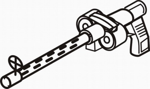 German 7,6mm MG15 Machine Guns (8) CMKA7086