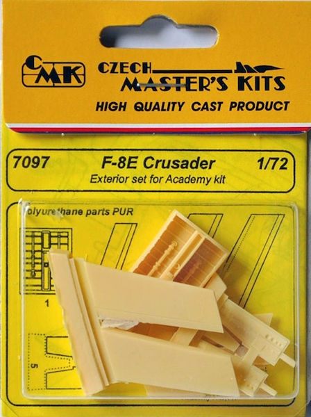 F8E Crusader exterior set (Academy) CMKA7097