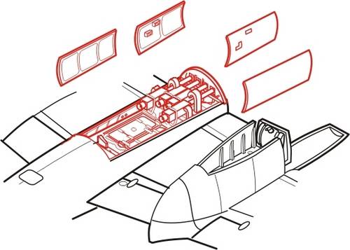 Mosquito Mk.IV Armament set(Hasegawa)  CMK 7116