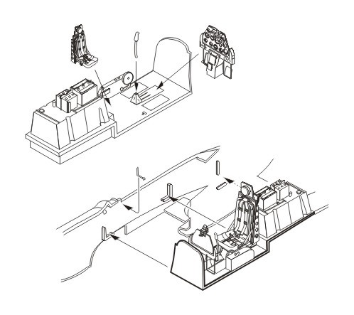 F51D "Korean war Mustang" interior set (Tamiya) CMKA7172